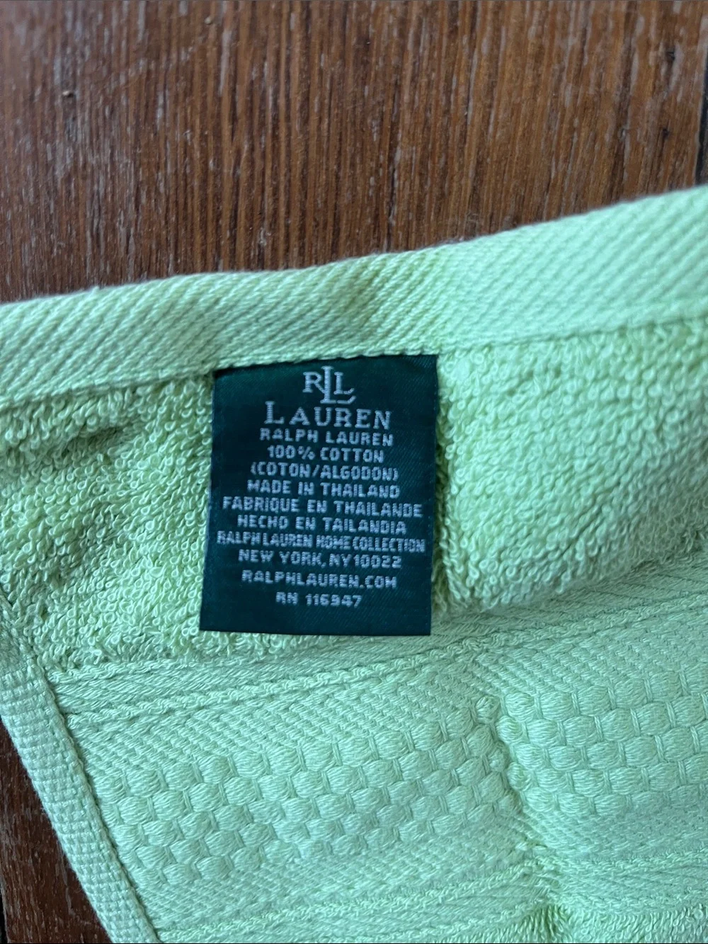 Ralph Lauren Cotton Wash Clothes Set